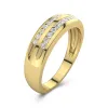 Delicate Men 18K Gold Wedding Band