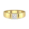 Wide Men 14K Gold Wedding Ring