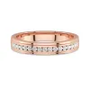 Classic Men 14K Rose Gold Wedding Band