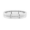 Classic Men 14K White Gold Wedding Band