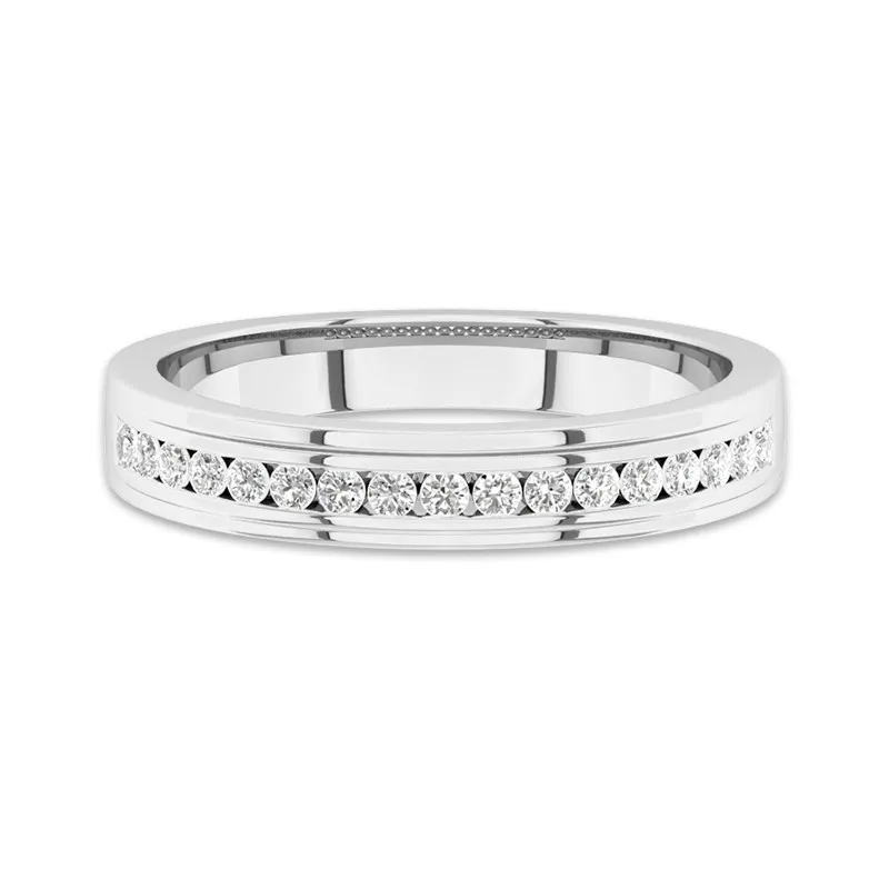 Classic Men 925 Sterling Silver Wedding Band