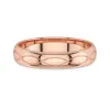 Simple Carved Infinity Men 14K Rose Gold Wedding Band