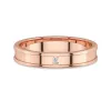 Wide Carved Men 14K Rose Gold Wedding Band