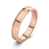 Wide Carved Men 14K Rose Gold Wedding Band