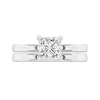 Argent sterling 925 Moissanite Ensemble nuptial