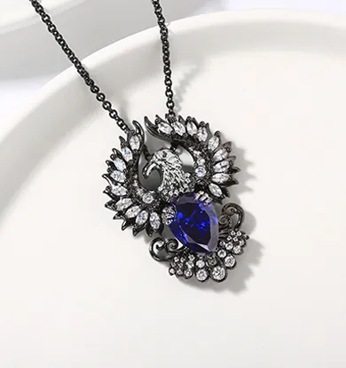 Blue Eagle Necklace