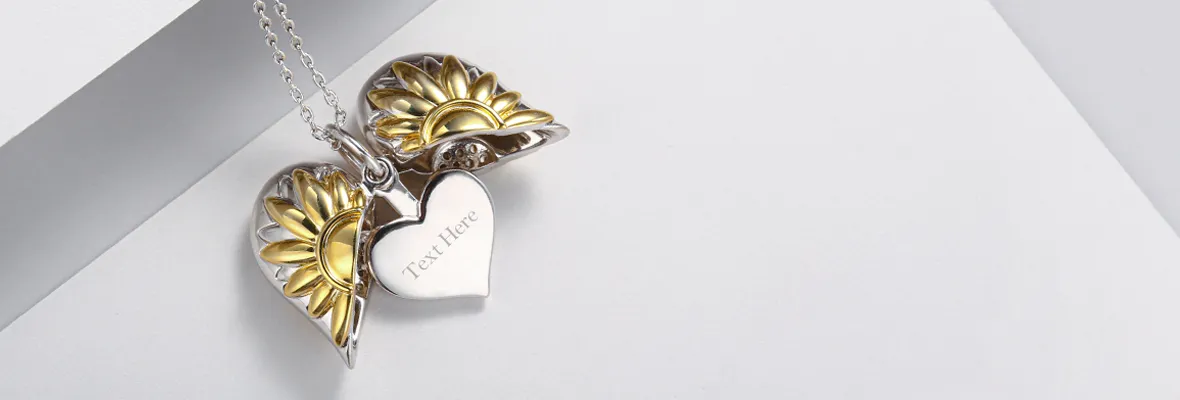 Collier Tournesol Gravable