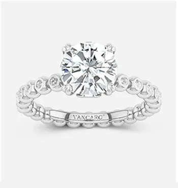 Eternity White Gold Engagement Ring