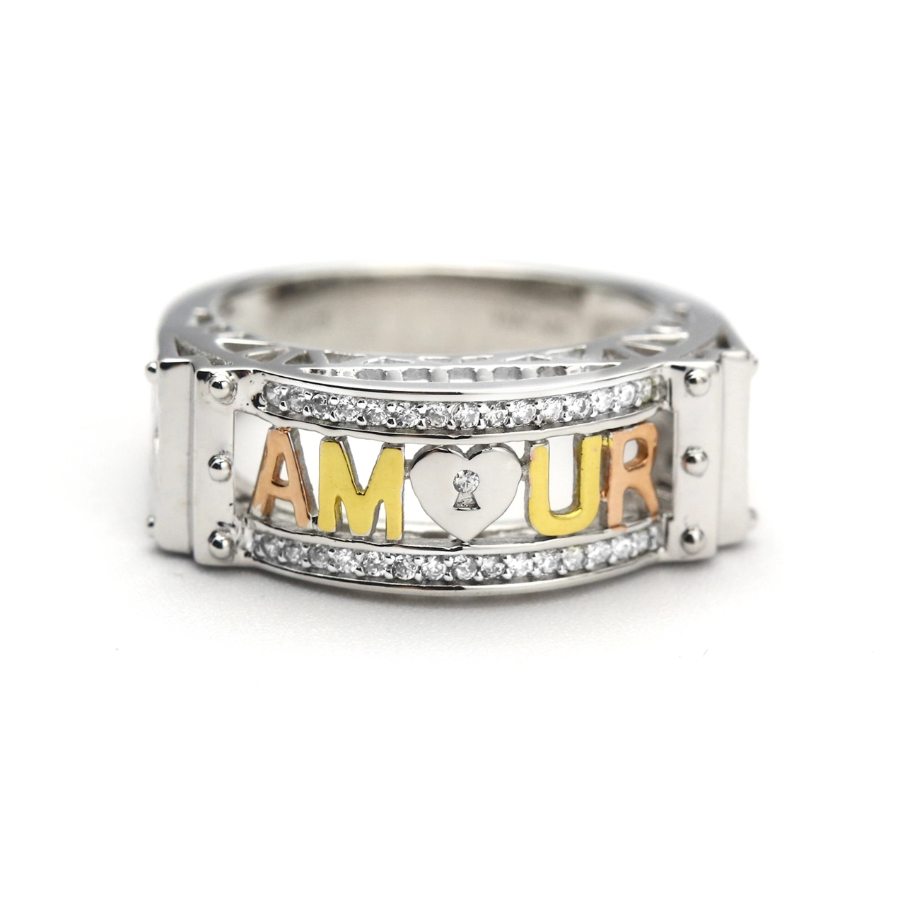 Architecture Letter Ring