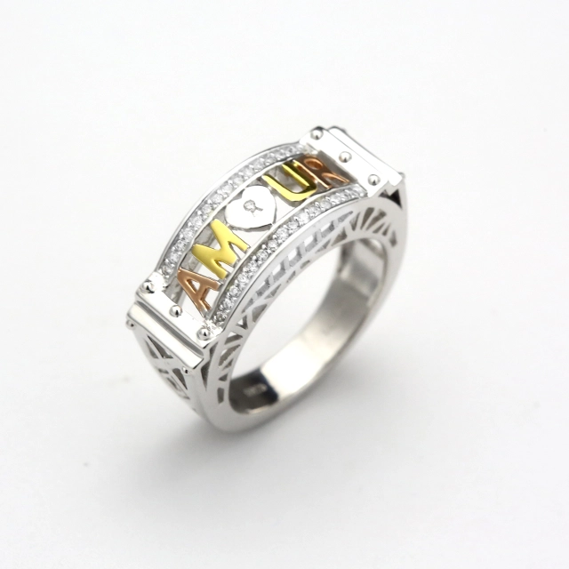 Architecture Letter Ring