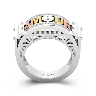 Architecture Letter Ring