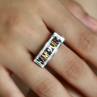 Architecture Letter Ring