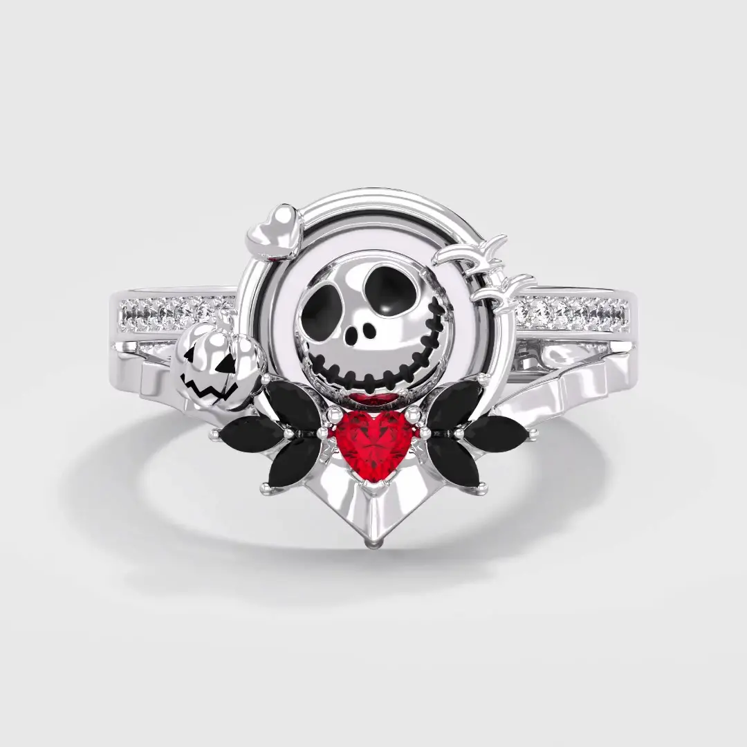 Unique Skull Skeleton Ring
