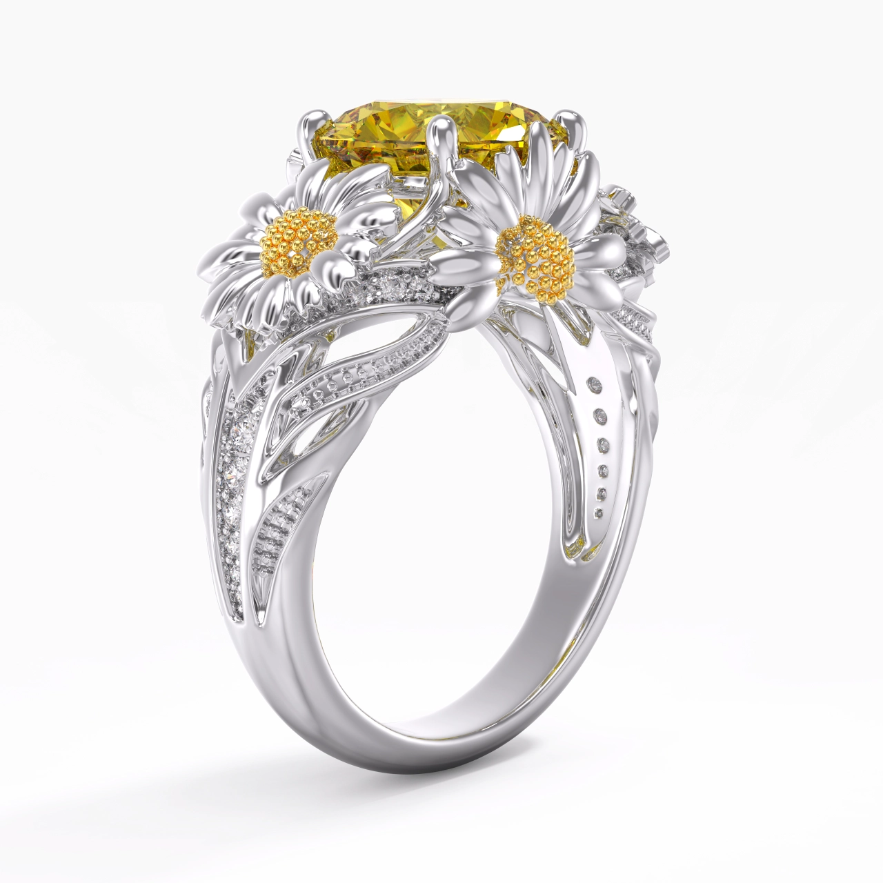 Nature Daisy Ring