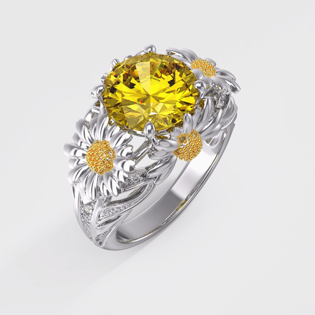 Nature Daisy Ring