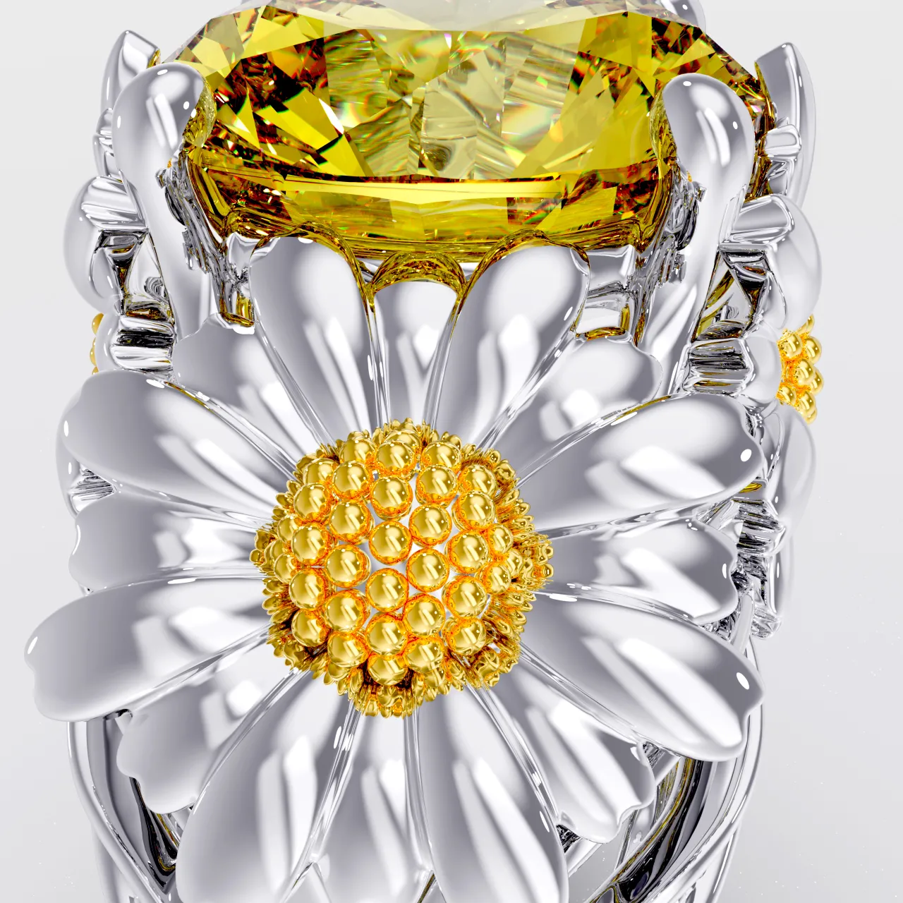 Nature Daisy Ring