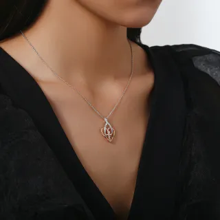 Classic Infinity Heart Anchor Pendant Necklace