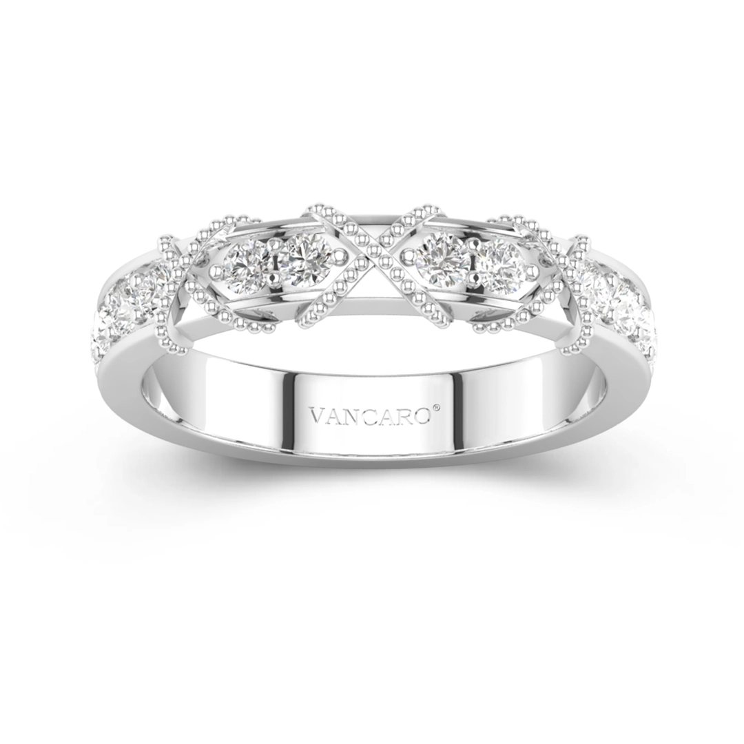 Classic Women Wedding Band In 925 Sterling Silver