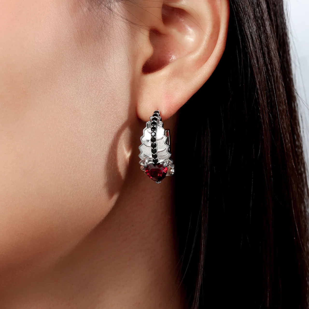 Nature Leaf Hoop Earrings