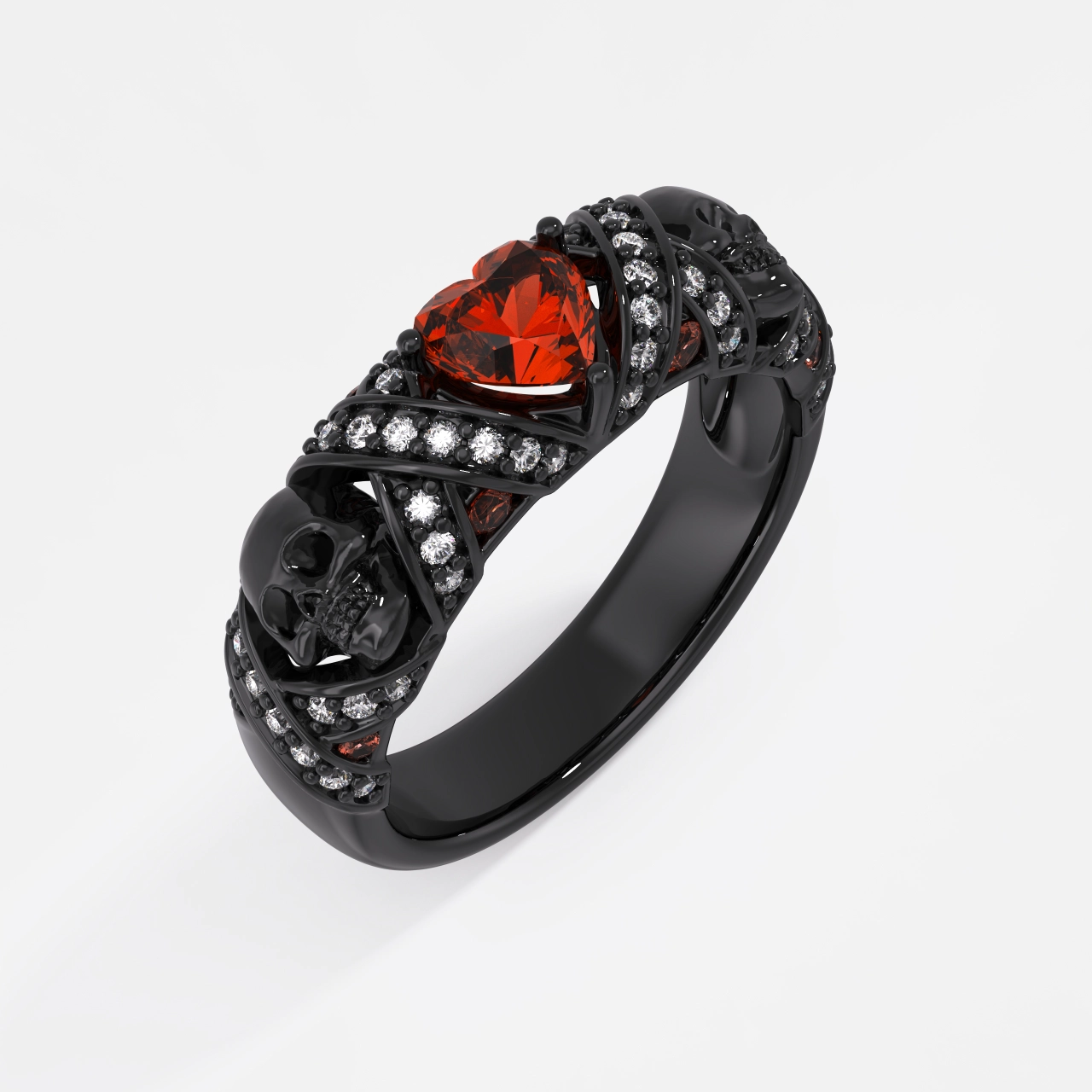 Rouge Grenat Zircon cubique Alliance