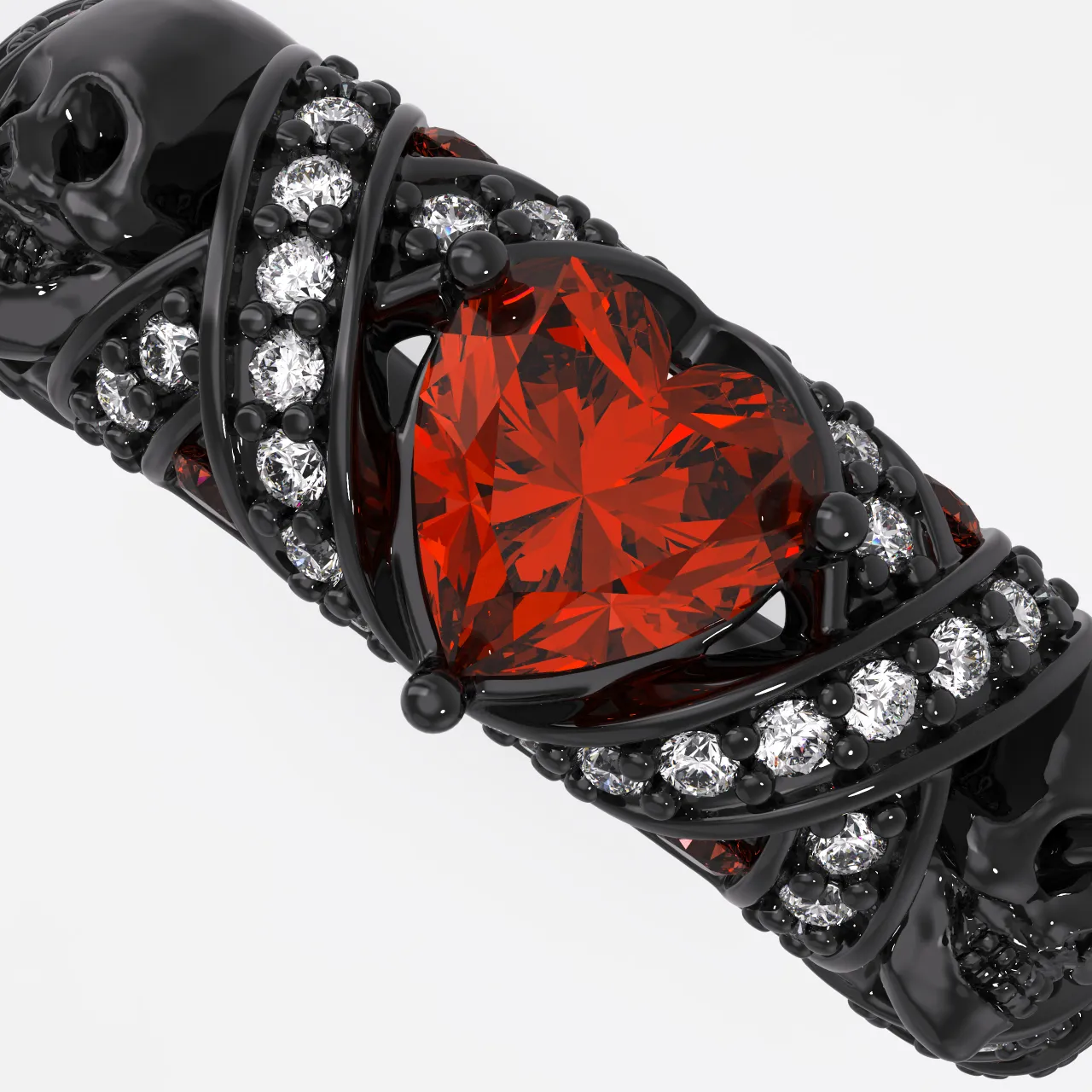 Rouge Grenat Zircon cubique Alliance