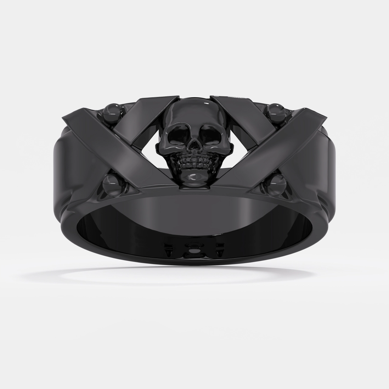 Gothic Skull Ring For Men