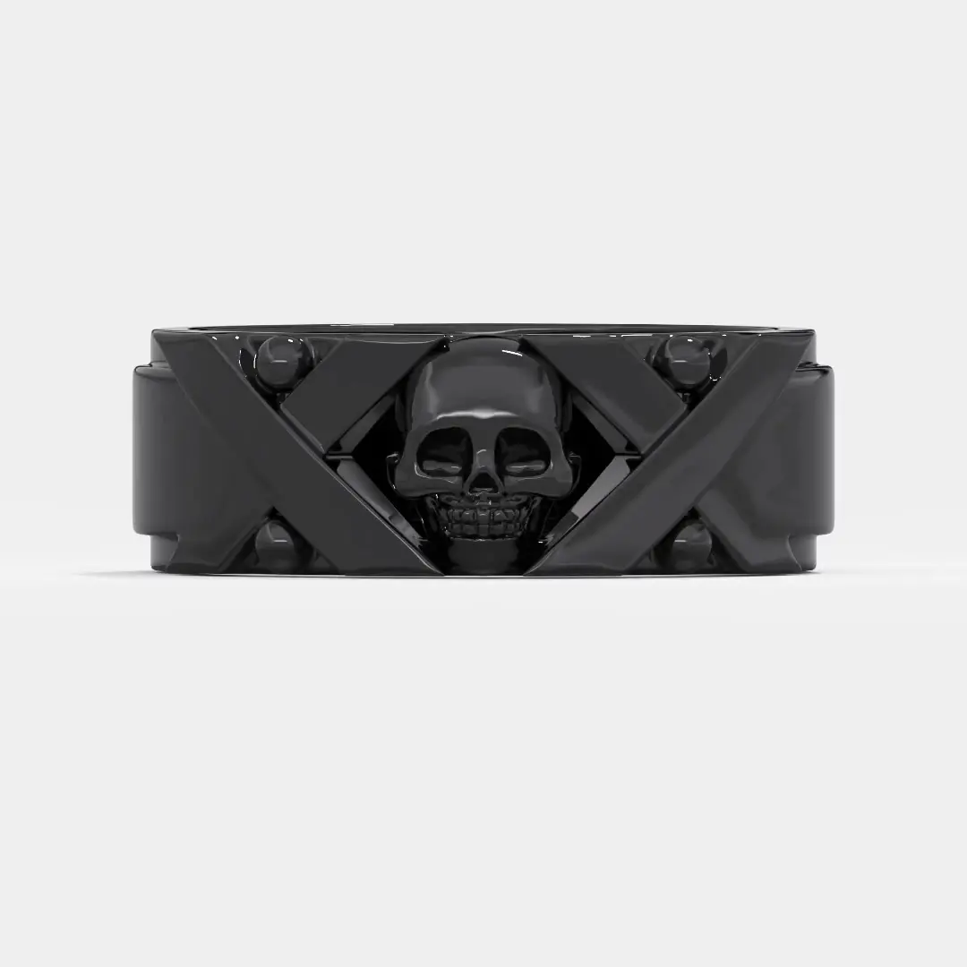 Gothic Skull Ring For Men
