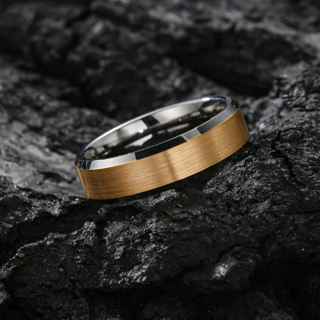 Men Titanium Steel Wedding Band