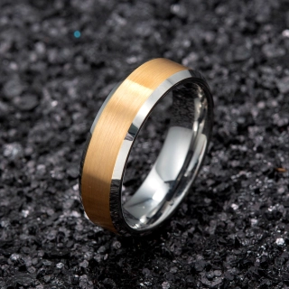 Men Titanium Steel Wedding Band