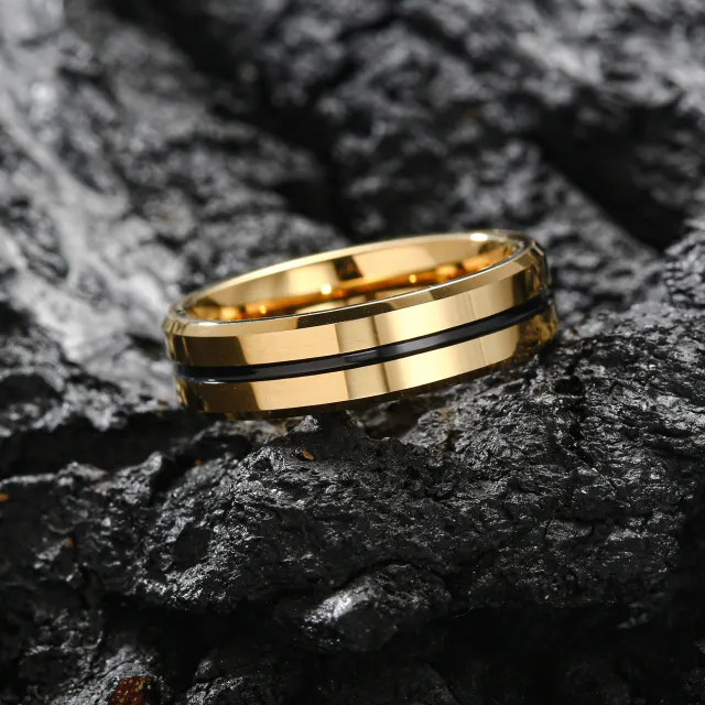 Classic Men Titanium Steel Wedding Band