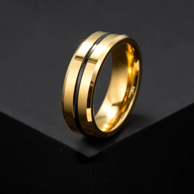 Classic Men Titanium Steel Wedding Band