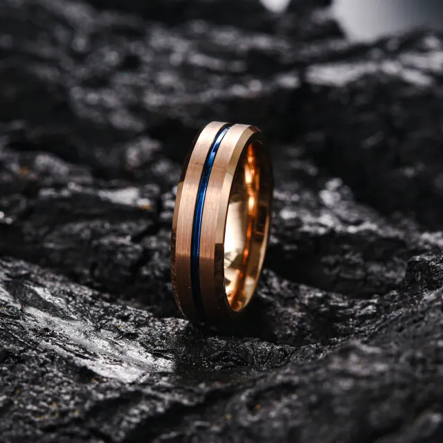 Classic Men Titanium Steel Wedding Band