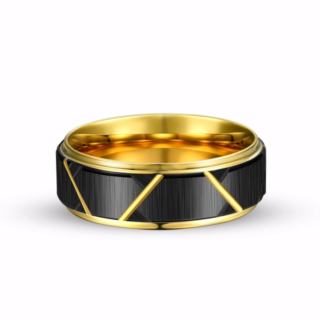 Classic Men Tungsten Steel Wedding Band