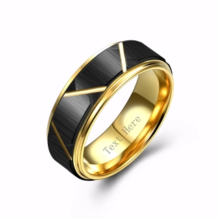 Classic Men Tungsten Steel Wedding Band