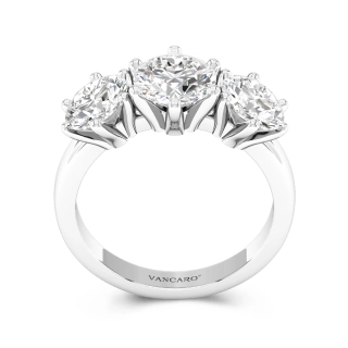 Three Stone Engagement Ring 1.50ct Cubic Zirconia