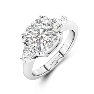 Three Stone Engagement Ring 3.00ct Cubic Zirconia