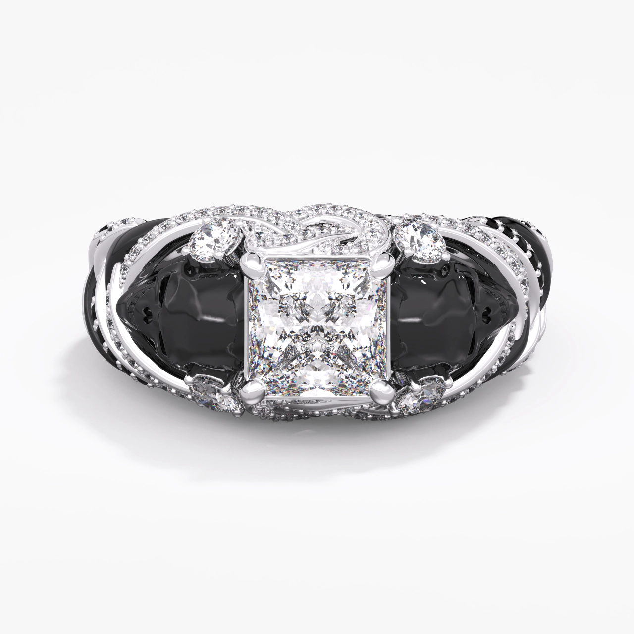 Gothique Crâne Bague