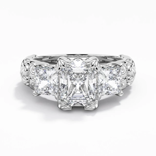 925 Sterling Silver Cubic Zirconia Engagement Ring