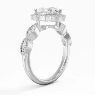 925 Sterling Silver Cubic Zirconia Engagement Ring