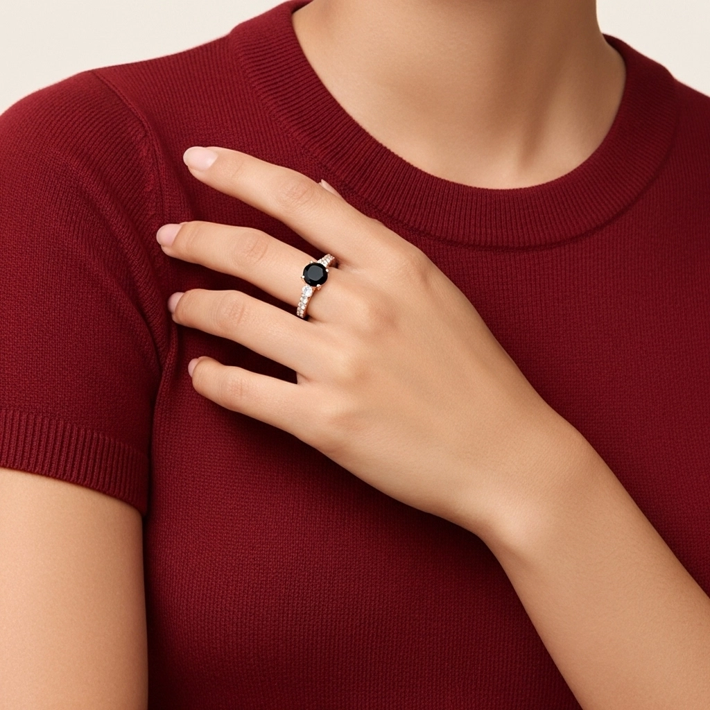 Three Stone Cathedral Engagement Ring 1.50ct Moissanite