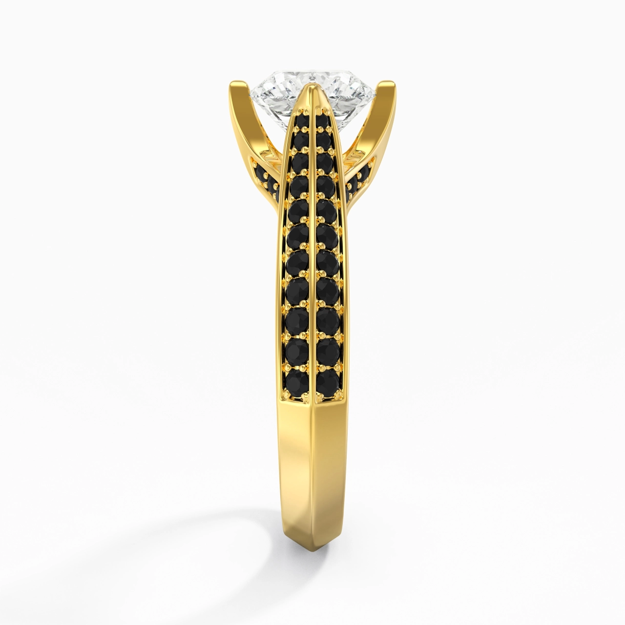 Classique Coussin 1.50ct Zircon cubique Bague de fiançailles