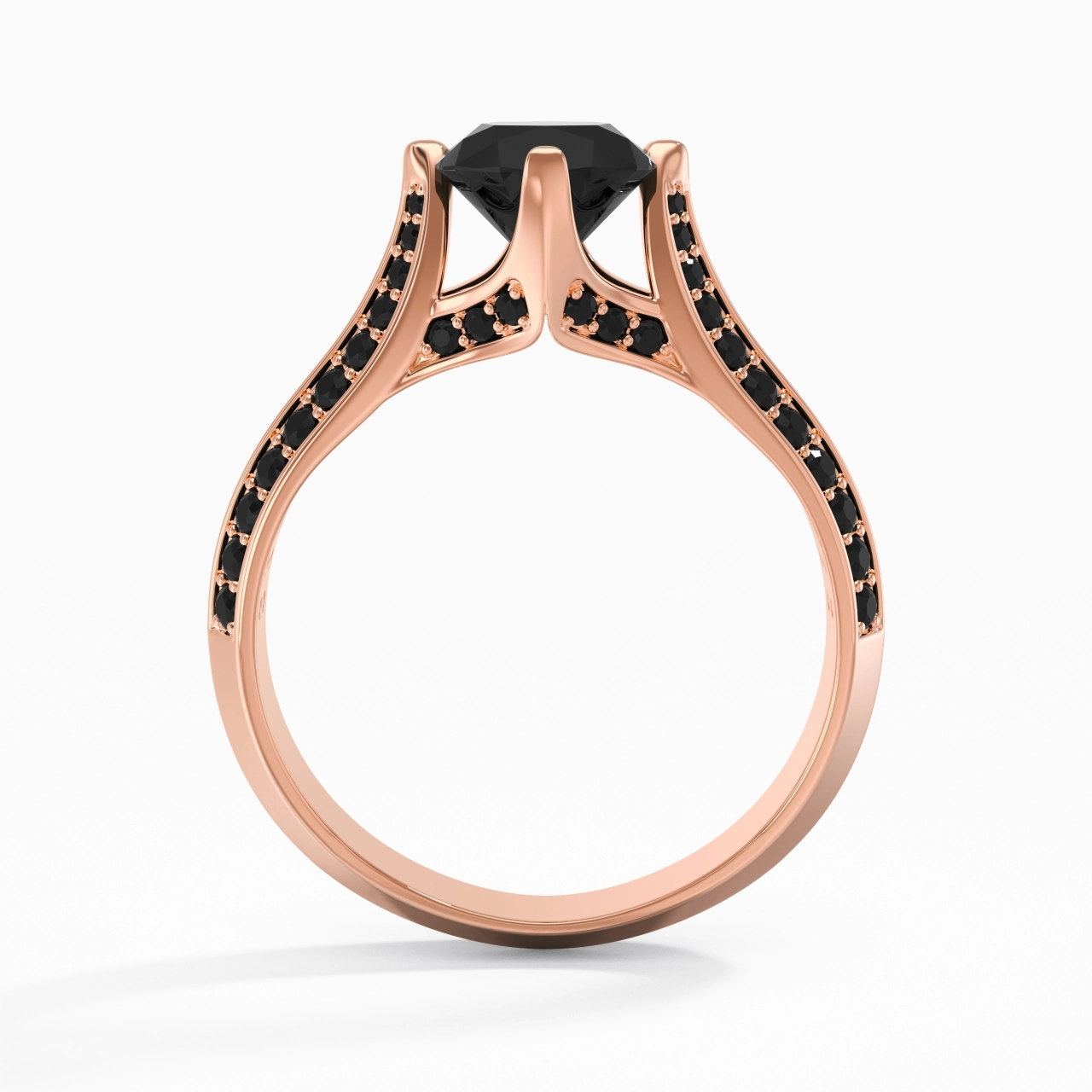 Classique Coussin 1.50ct Zircon cubique Bague de fiançailles