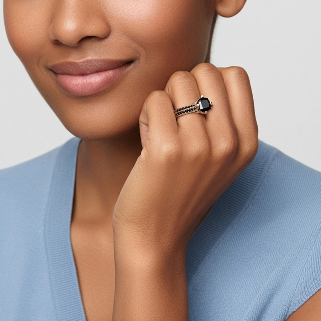 Classique Coussin 1.50ct Zircon cubique Bague de fiançailles