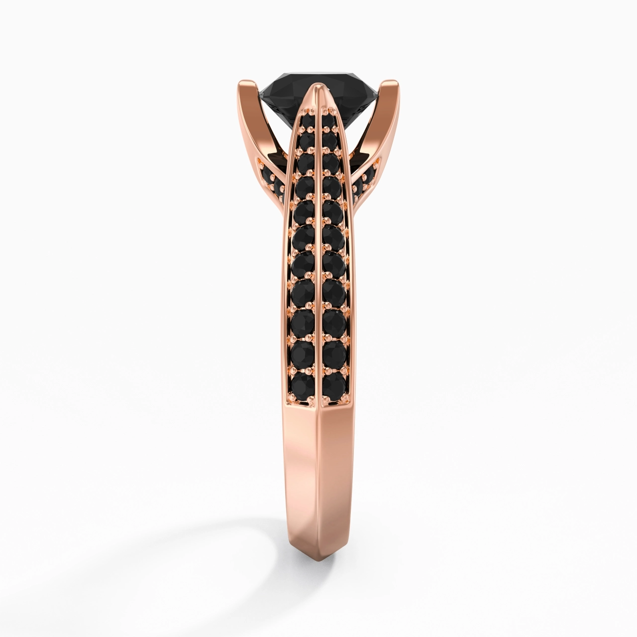 Clásico Cojín 1.00ct Circonio cúbico Anillo de Compromiso