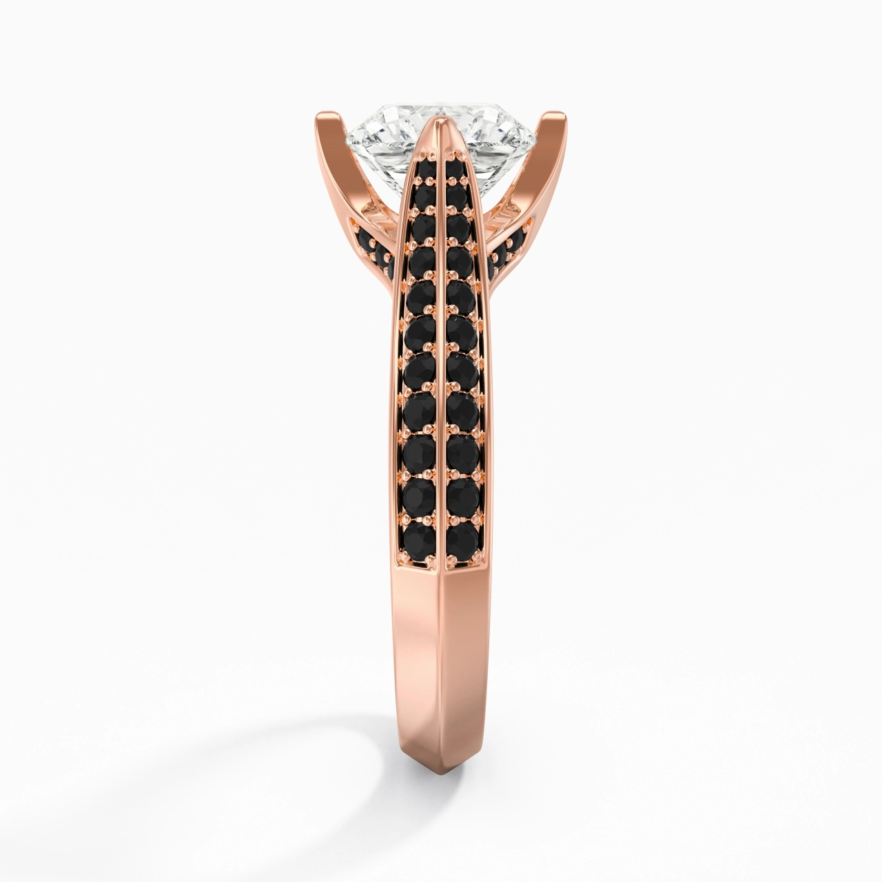 Classique Coussin 2.00ct Zircon cubique Bague de fiançailles