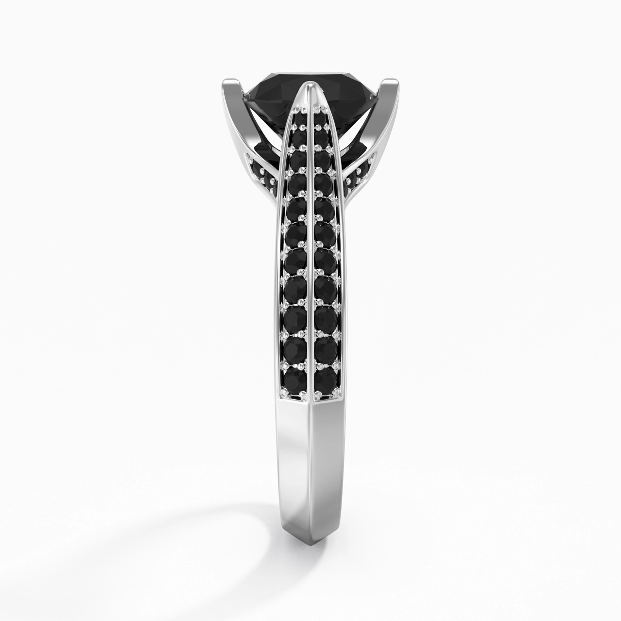 Classique Coussin 2.00ct Zircon cubique Bague de fiançailles