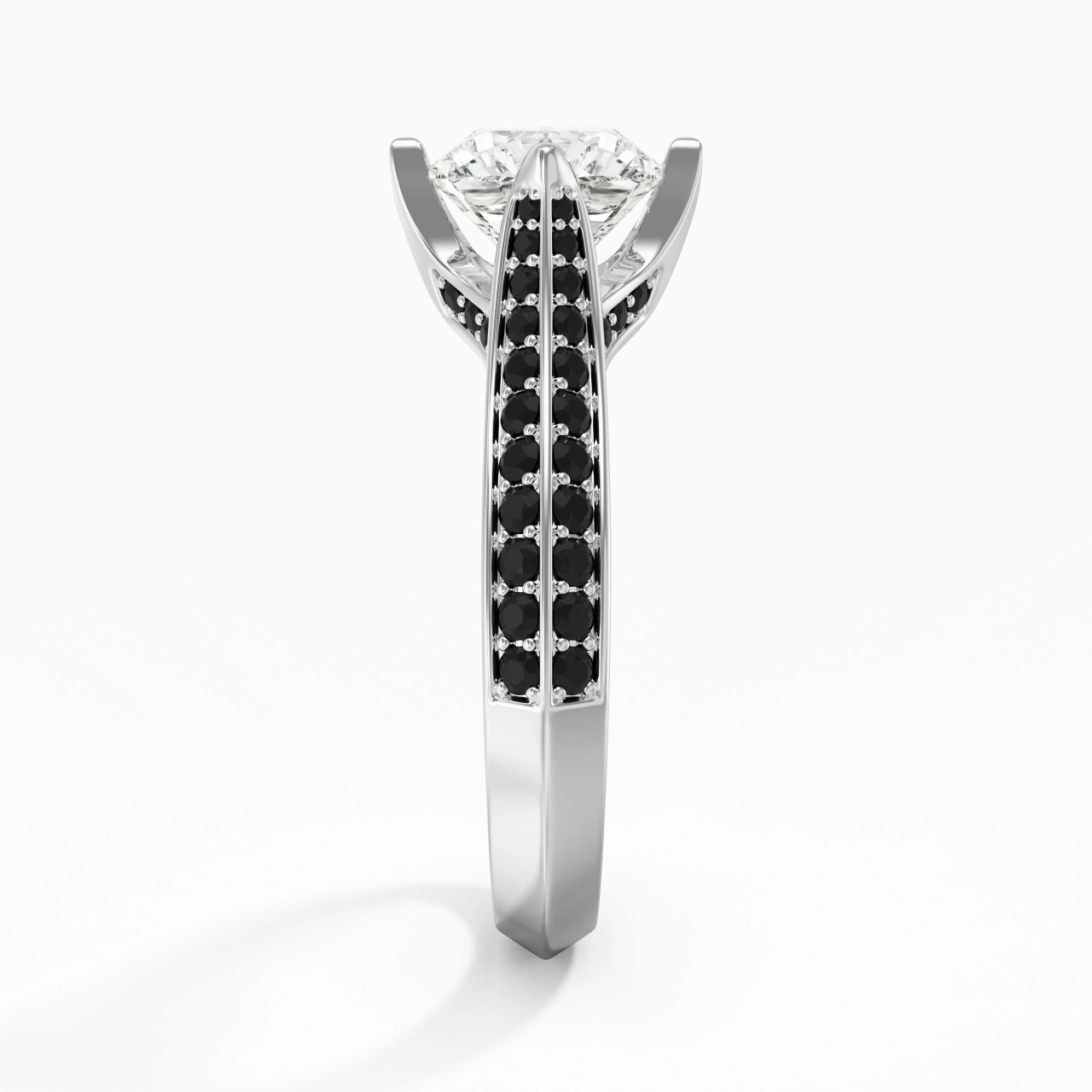 Classique Coussin 2.00ct Zircon cubique Bague de fiançailles