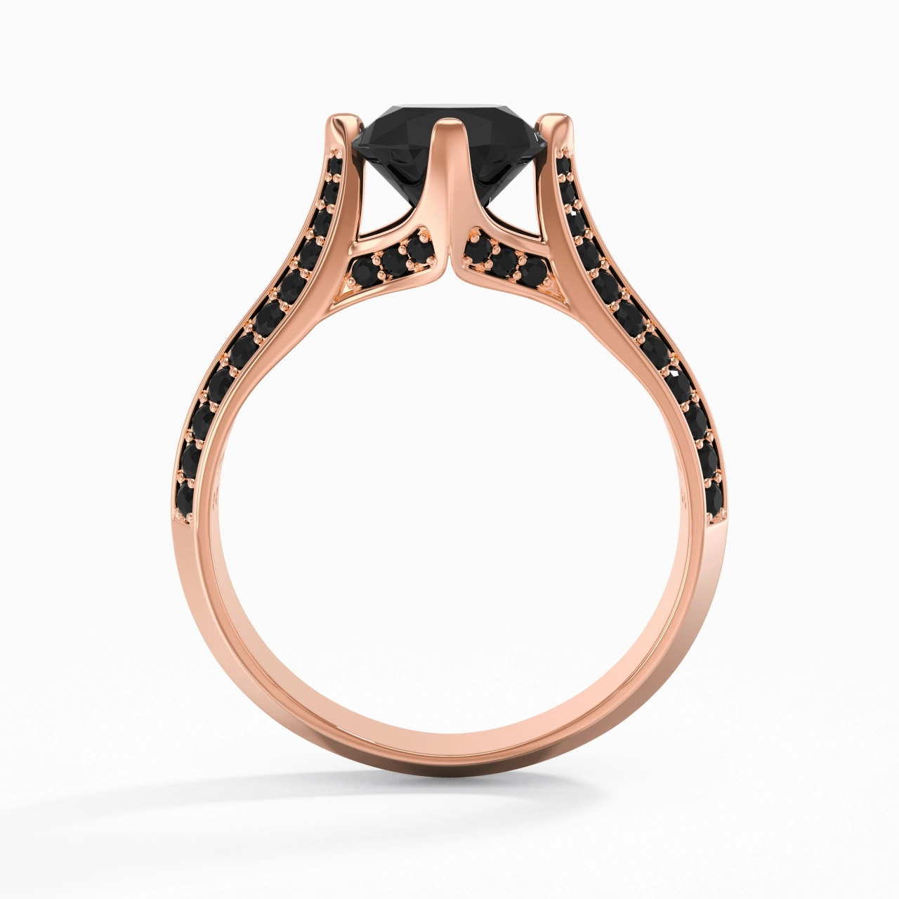 Classique Coussin 2.00ct Zircon cubique Bague de fiançailles