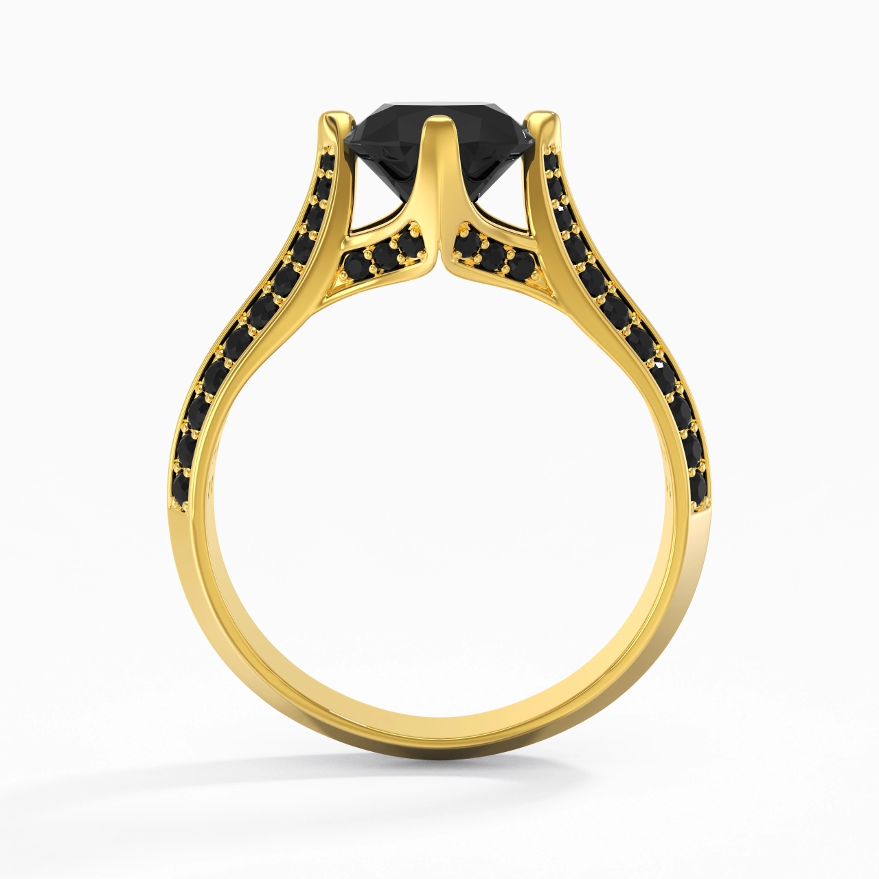 Classique Coussin 2.00ct Zircon cubique Bague de fiançailles