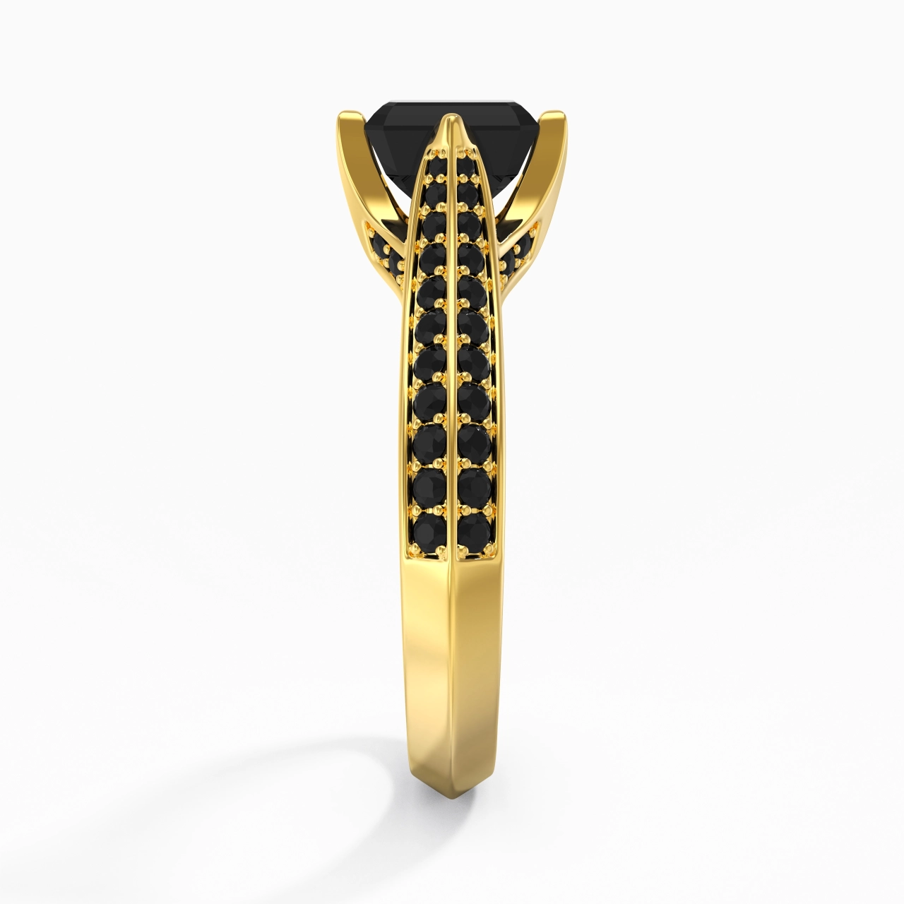 Classic Emerald 0.80ct Cubic Zirconia Engagement Ring